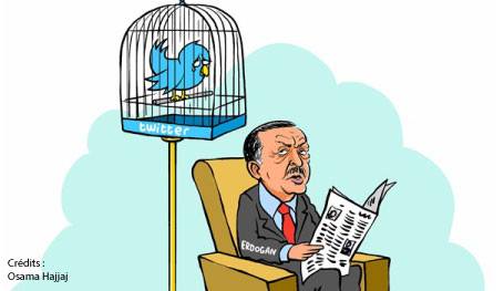 Erdogan et Twitter - Osama Hajjaj